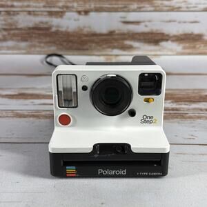 Polaroid One Step 2 I-Type Instant Camera White - Tested Works No Lens Ring